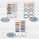 Patterned Boho Sticker Kit | Weekly Add-On Labels Planner Kit Stickers | Katie | KIT-414-C