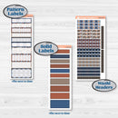 Patterned Boho Sticker Kit | A5 Daily Duo Planner Kit Stickers | Katie | KIT-414-L