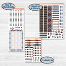 Patterned Boho Sticker Kit | A5 Daily Duo Planner Kit Stickers | Katie | KIT-414-L