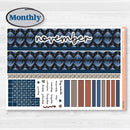 Patterned Boho Sticker Kit | Laurel Denise Portrait Planner Kit Stickers | Katie | KIT-414-R