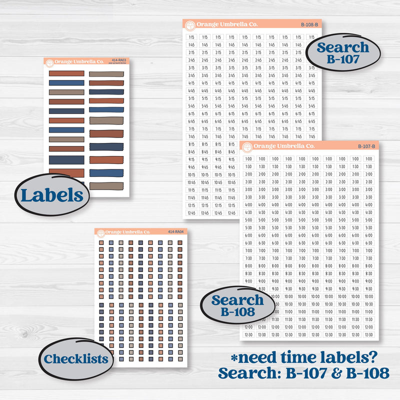 Patterned Boho Sticker Kit | Laurel Denise Pop-Up Planner Kit Stickers | Katie | KIT-414-RA
