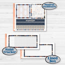 Patterned Boho Sticker Kit | A5 Plum Monthly & Dashboard Planner Kit Stickers | Katie | KIT-414-S