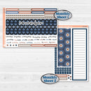 Patterned Boho Sticker Kit | 8.5x11 Plum Monthly & Dashboard Planner Kit Stickers | Katie | KIT-414-U