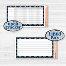 Patterned Boho Sticker Kit | A5 Erin Condren Monthly & Dashboard Sticker Kit | 2024-2025 Planners | Katie | KIT-414-V