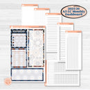 Patterned Boho Sticker Kit | A5 Erin Condren Monthly Dashboard Sticker Kit | 2025-2026 Planners | Katie | KIT-414-VA