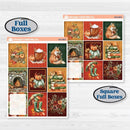 Watercolor Autumn Kit | Weekly Sticker Kit for Vertical Planners like Erin Condren | Crackle | KIT-415-A