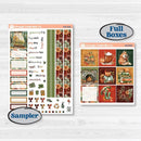 Watercolor Autumn Kit | Hobonichi Cousin Weekly & Daily Planner Kit Stickers | Crackle | KIT-415-E