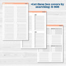 Watercolor Autumn Kit | A5 Compact Vertical Planner Kit Stickers for Erin Condren | Crackle | KIT-415-G