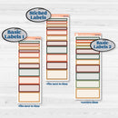 Watercolor Autumn Kit | A5 Daily Duo Planner Kit Stickers | Crackle | KIT-415-L