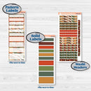 Watercolor Autumn Kit | A5 Daily Duo Planner Kit Stickers | Crackle | KIT-415-L