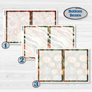 Watercolor Autumn Kit | 7x9 Erin Condren Daily Duo Planner Kit Stickers | Crackle | KIT-415-M