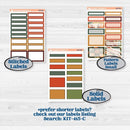 Watercolor Autumn Kit | 7x9 Erin Condren Daily Duo Planner Kit Stickers | Crackle | KIT-415-M