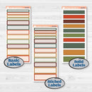 Watercolor Autumn Kit | 7x9 Plum Daily Planner Kit Stickers | Crackle | KIT-415-P