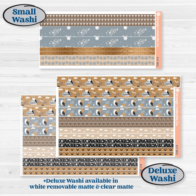 Woodland Winter Animals Kit | Weekly Add-On Planner Kit Stickers | Chill Out | KIT-417-B