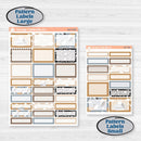 Woodland Winter Animals Kit | Weekly Add-On Labels Planner Kit Stickers | Chill Out | KIT-417-C