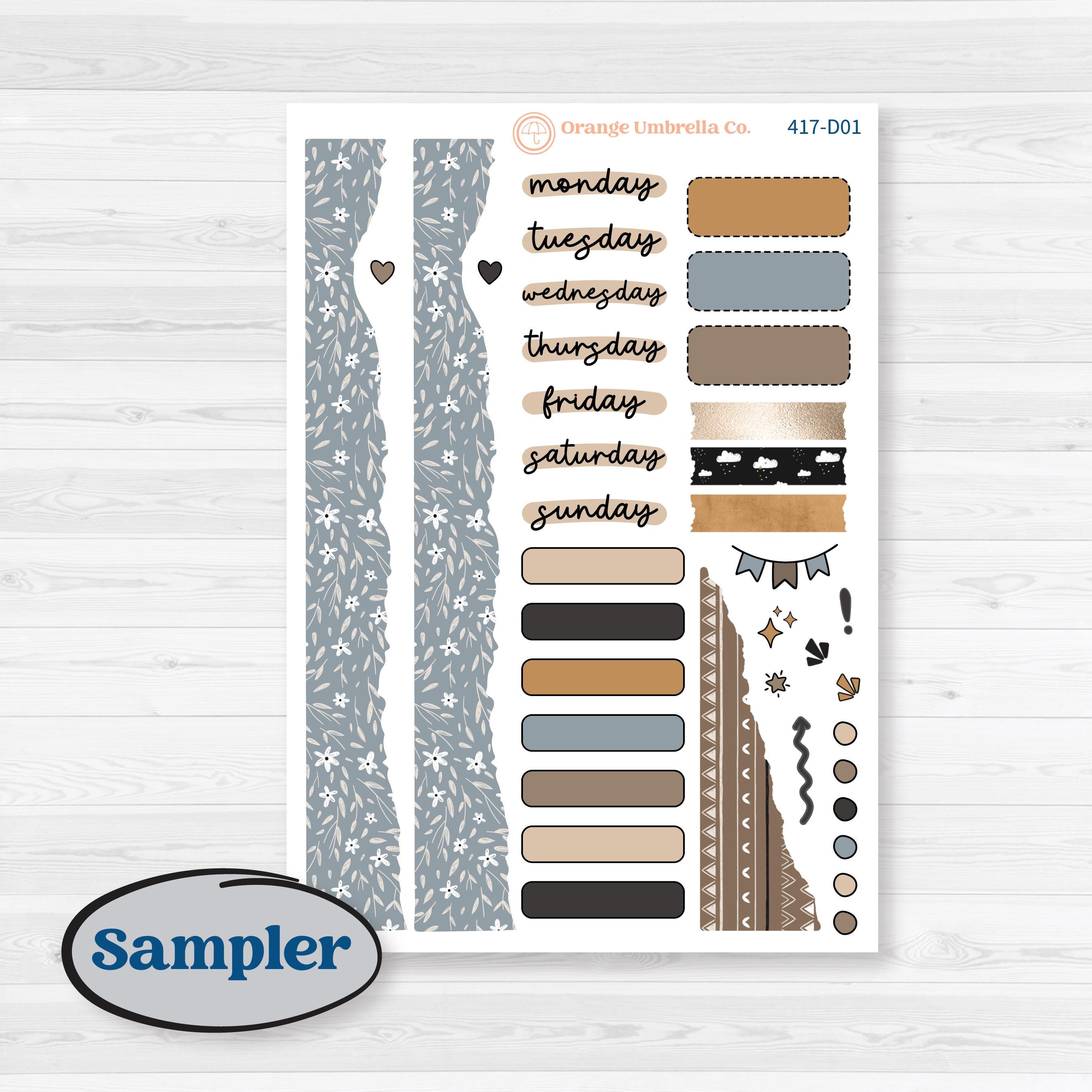 Woodland Winter Animals Kit | Journaling Kit Planner Stickers | Chill Out | KIT-417-D