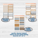 Woodland Winter Animals Kit | A5 Compact Vertical Planner Kit Stickers for Erin Condren | Chill Out | KIT-417-G