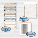 Woodland Winter Animals Kit | 7x9 Compact Vertical Planner Kit Stickers | Chill Out | KIT-417-H