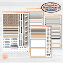 Woodland Winter Animals Kit | Erin Condren Weekly Dashboard Planner Kit Stickers | Chill Out | KIT-417-HA