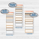 Woodland Winter Animals Kit | A5 Daily Duo Planner Kit Stickers | Chill Out | KIT-417-L