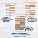 Woodland Winter Animals Kit | A5 Daily Duo Planner Kit Stickers | Chill Out | KIT-417-L