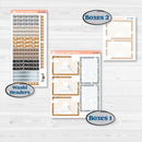 Woodland Winter Animals Kit | A5 Plum Daily Planner Kit Stickers | Chill Out | KIT-417-N