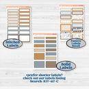 Woodland Winter Animals Kit | 7x9 Erin Condren Daily Duo Planner Kit Stickers | Chill Out | KIT-417-M