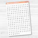 Mini Date Dots Stickers | Circle or Square Planner Stickers | B-251-252-B