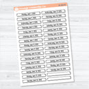 2026 Dates of the Month Labels | F18 Planner Stickers | B-327 to B-332
