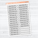 2026 Dates of the Month Labels | F18 Clear Matte Planner Stickers | January to June | B-327-332-BCM