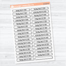 2026 Dates of the Month Labels | F18 Clear Matte Planner Stickers | January to June | B-327-332-BCM