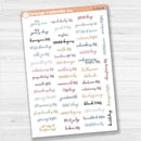 US Holidays Planner Stickers | F18 Font | S-202