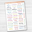 US Holidays Planner Stickers | F18 Font | S-202