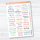 US Holidays F18 Font | Mini Planner Stickers Fits Hobonichi Cousin | S-203
