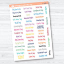 US Holidays F18 Font | Mini Planner Stickers Hobonichi Cousin | S-205