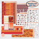 Thanksgiving Autumn Kit | Weekly Add-On Planner Kit Stickers | Gobble | KIT-413-B