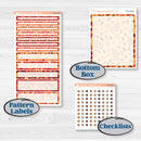 Thanksgiving Autumn Kit | 7x9 Compact Vertical Planner Kit Stickers | Gobble | KIT-413-H