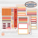 Thanksgiving Autumn Kit | Erin Condren Weekly Dashboard Planner Kit Stickers | Gobble | KIT-413-HA
