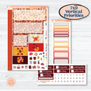 Thanksgiving Autumn Kit | Plum Vertical Priorities 7x9 Planner Kit Stickers | Gobble | KIT-413-J