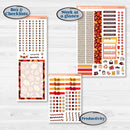 Thanksgiving Autumn Kit | A5 Daily Duo Planner Kit Stickers | Gobble | KIT-413-L