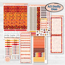 Thanksgiving Autumn Kit | A5 Daily Duo Planner Kit Stickers | Gobble | KIT-413-L