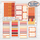 Thanksgiving Autumn Kit | A5 Plum Daily Planner Kit Stickers | Thanksgiving Autumn Kit | KIT-413-N