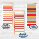 Thanksgiving Autumn Kit | 7x9 Plum Daily Planner Kit Stickers | Gobble | KIT-413-P