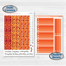 Thanksgiving Autumn Kit | 7x9 Plum Daily Planner Kit Stickers | Gobble | KIT-413-P
