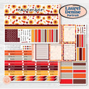 Thanksgiving Autumn Kit | Laurel Denise Portrait Planner Kit Stickers | Thanksgiving Autumn Kit | KIT-413-R