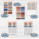 Patterned Boho Sticker Kit | Weekly Add-On Labels Planner Kit Stickers | Katie | KIT-414-C