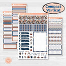 Patterned Boho Sticker Kit | A5 Compact Vertical Planner Kit Stickers for Erin Condren | Katie | KIT-414-G