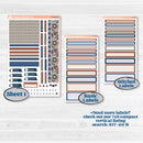 Patterned Boho Sticker Kit | Erin Condren Weekly Dashboard Planner Kit Stickers | Katie | KIT-414-HA