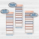 Patterned Boho Sticker Kit | A5 Daily Duo Planner Kit Stickers | Katie | KIT-414-L