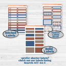 Patterned Boho Sticker Kit | A5 Daily Duo Planner Kit Stickers | Katie | KIT-414-L